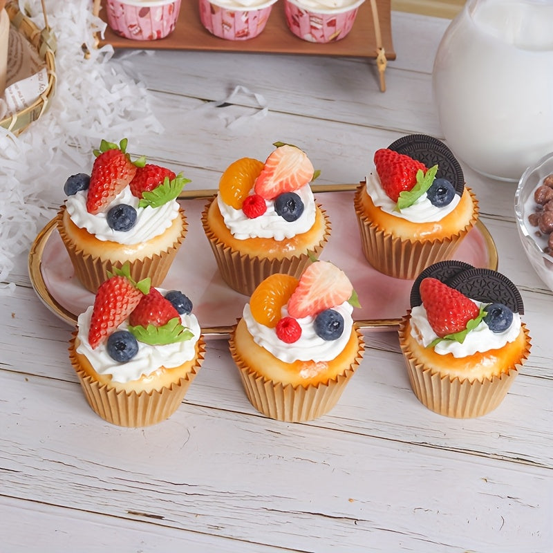 De Zoete Zes | Set van 6 decoratieve cakejes