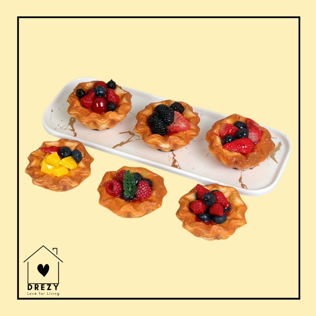 De Fruitige Zes | Decoratieve gebakjes