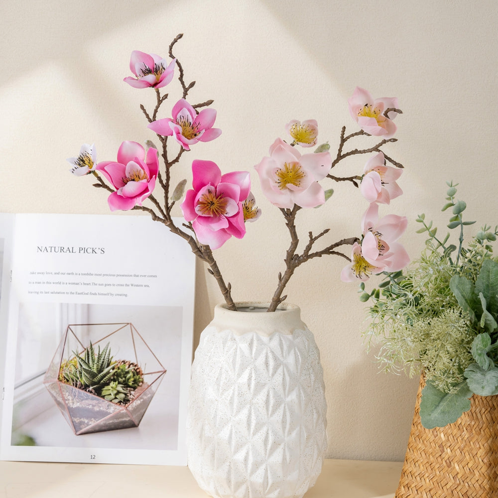 Florentina | Magnolia kunsttak set van 3
