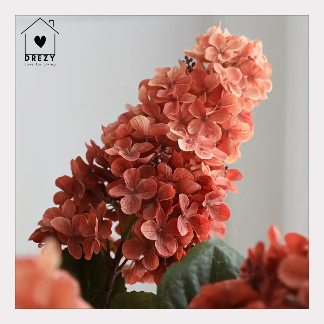 Lilou | Hortensia kunstbloem set van 3