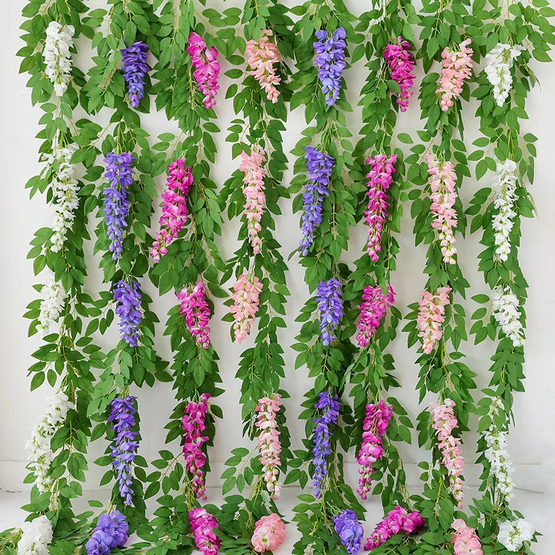 Wisteria Dream | Blauw regen kunstguirlande