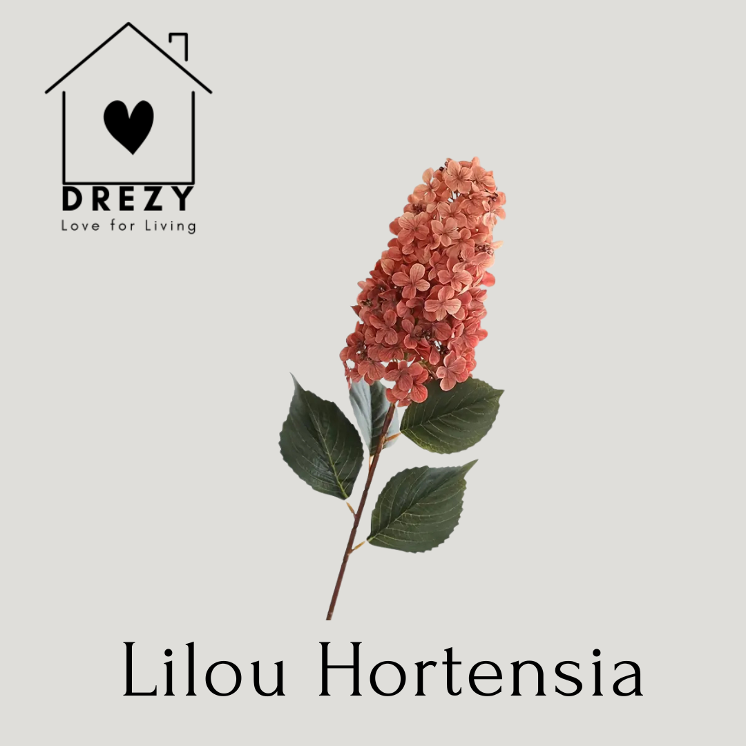 Lilou | Hortensia kunstbloem set van 3
