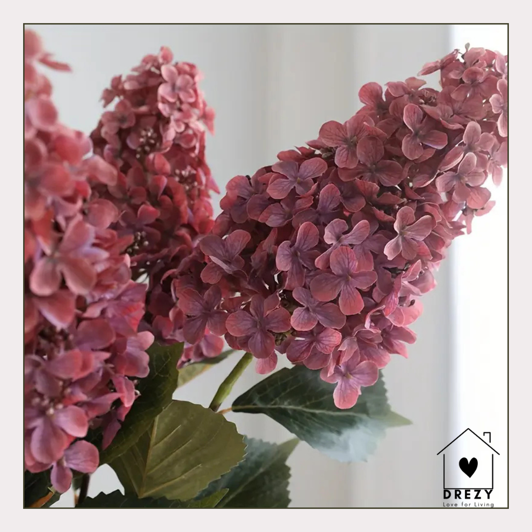 Lilou | Hortensia kunstbloem set van 3