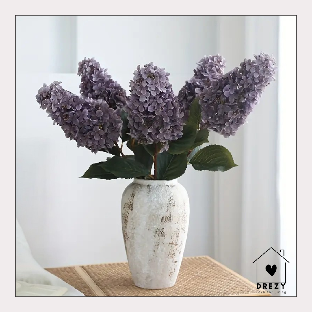 Lilou | Hortensia kunstbloem set van 3