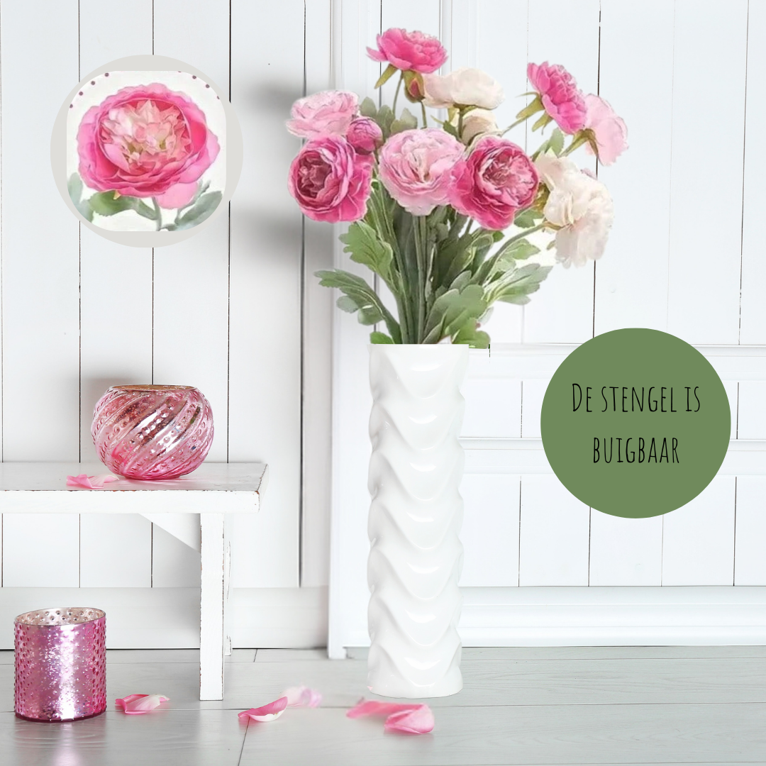 Ranonkel | Set van 3 kunstbloemen