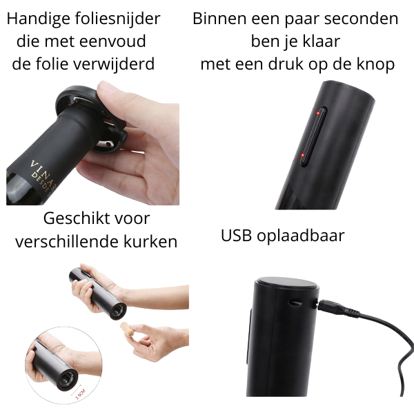 WineWiz | Elektrische wijnopener