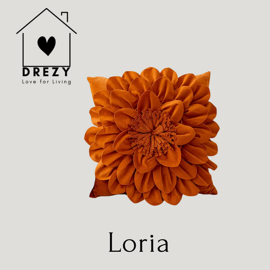 Loria | Bloem kussenhoes