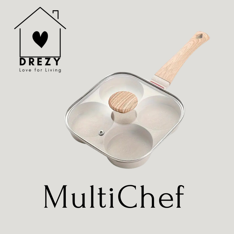 MultiChef Pan | 4 in 1 pan met deksel