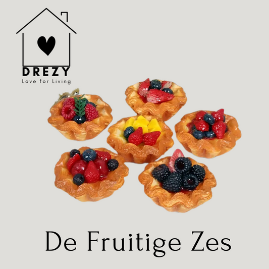 De Fruitige Zes | Decoratieve gebakjes