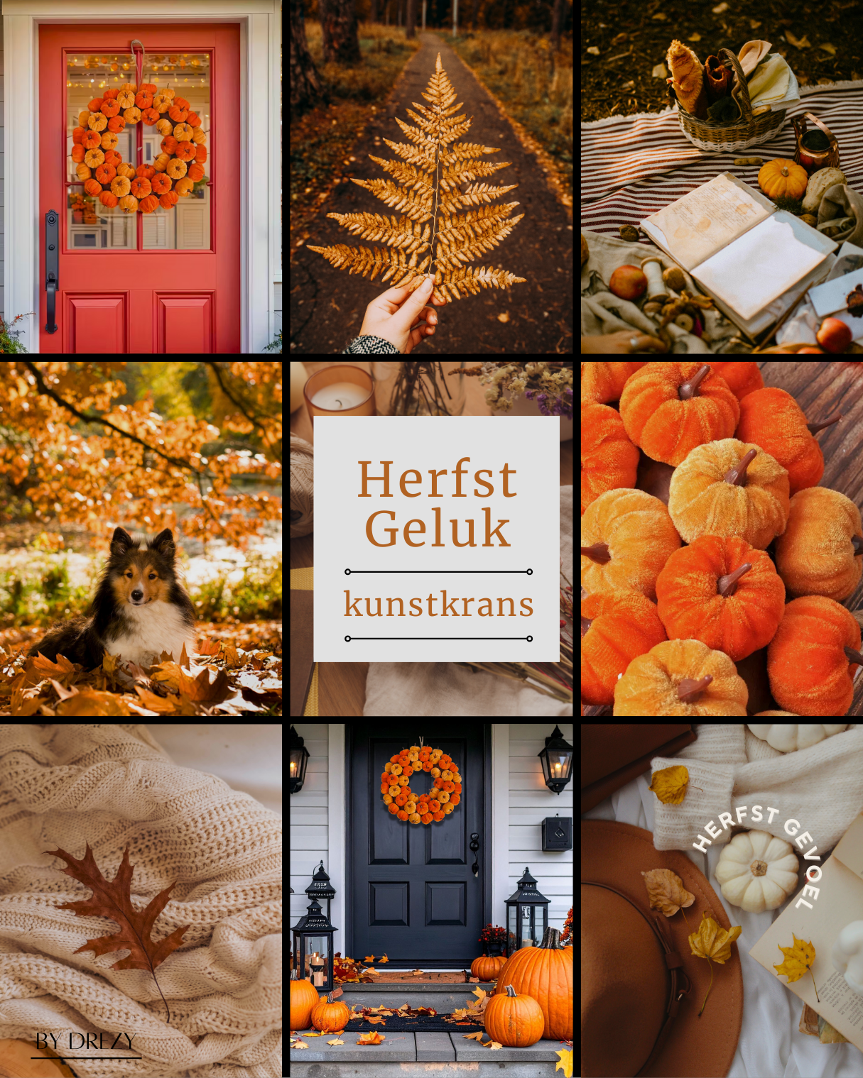 Herfst Geluk krans