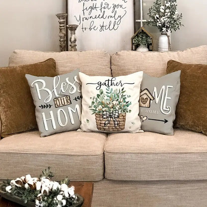 Sweet Cottage | Set van 4 kussenhoezen